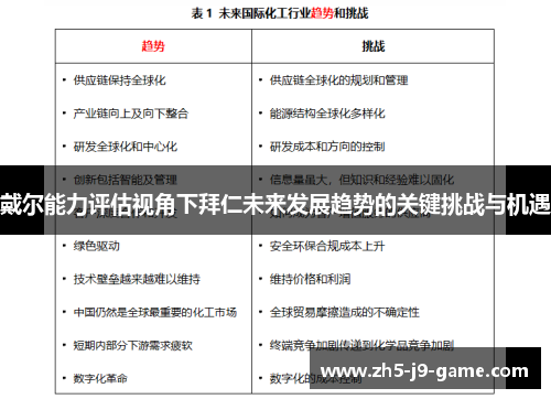 戴尔能力评估视角下拜仁未来发展趋势的关键挑战与机遇